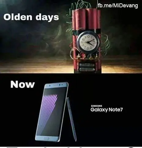 Olden days Now